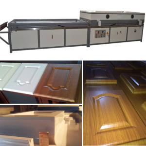 Quality WPC door PVC foil veneer vacuum membrane press machine wholesale
