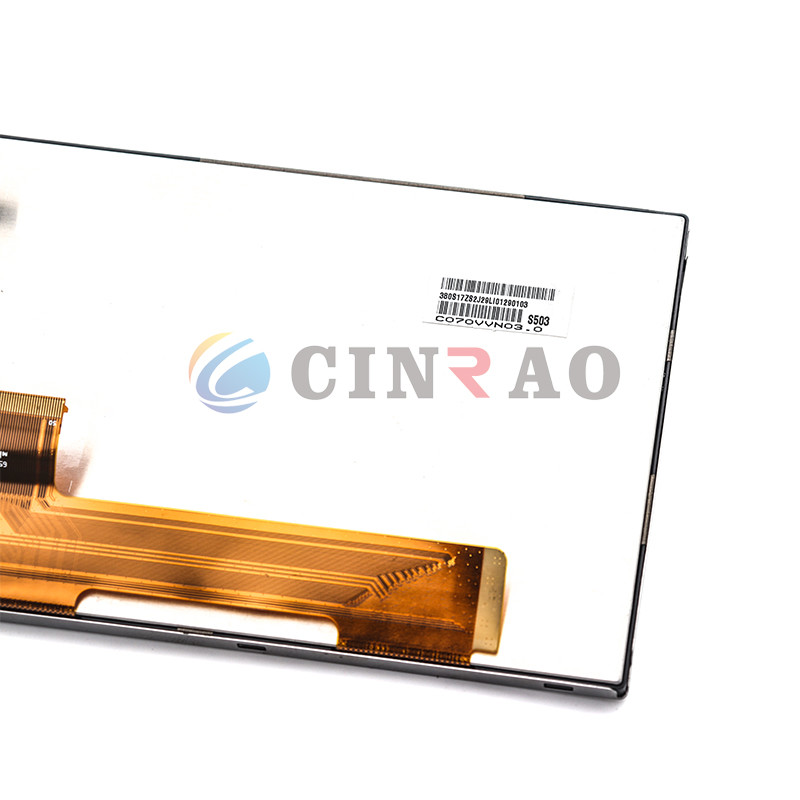 Flexible 7'' C070VVN03.0 LCD Screen Panel / Automotive LCD Display