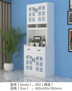 Quality Household Furniture Wine Hutch Cabinet , Tall Wine Cabinet Easy Maintenance wholesale