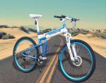 21 Speed Disc Brake Aluminum Folding Mountain Bike