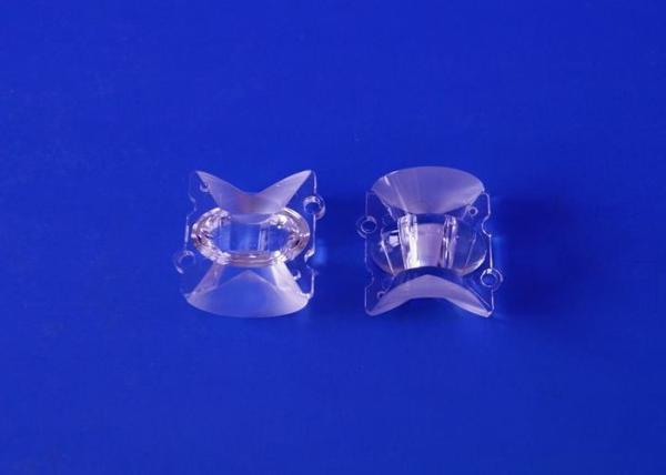Cheap 10x120 Degree PC PMMA Optical Lens Butterfly Shape For SMD3030 for sale