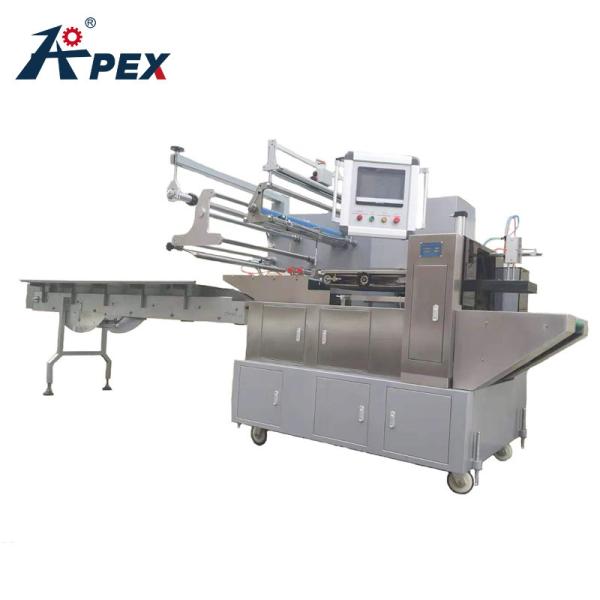 Food Full Automatic Sanitary Pad Biscuit Flour Bread Snack Mask Box Horizontal
