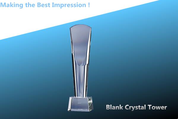 crystal awards/crystal 2d awards/2d crystal award/blank crystal tower/3d laser