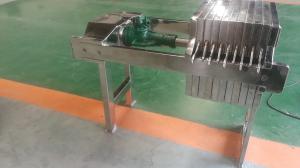 Quality Sugar Syrup Food Filter Press In Oil Industry Manual SS304 316L wholesale