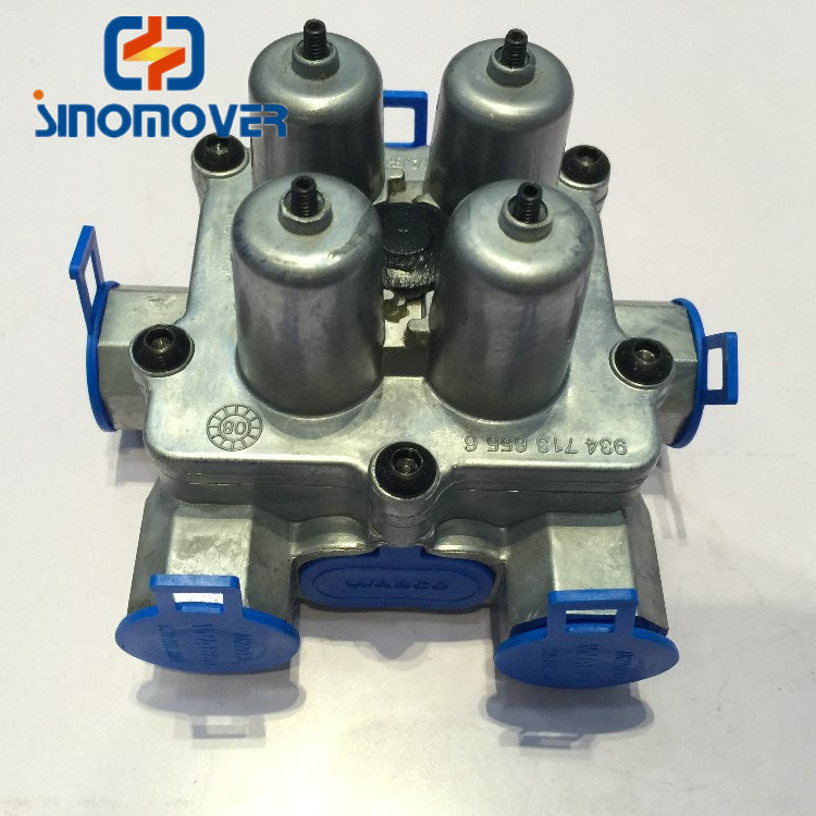 Original SINOTRUK HOWO Truck Four Circuit Protection Valve WG9000360523