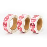 ECO Paper Thank You Sticker Labels Printing CMYK Color For Packaging