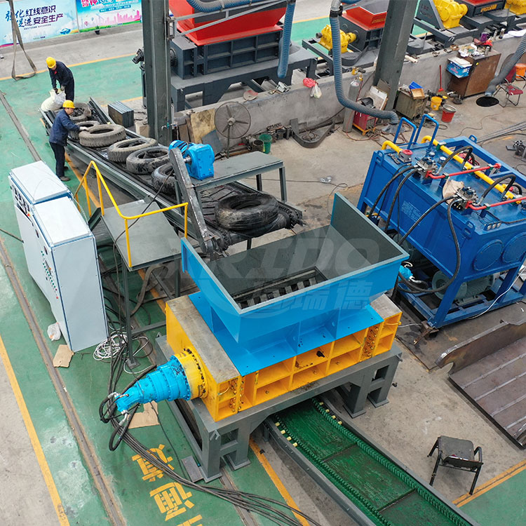 Roofing Sheet Metal Shredder 300-22000Kg/H Industrial Metal Crusher