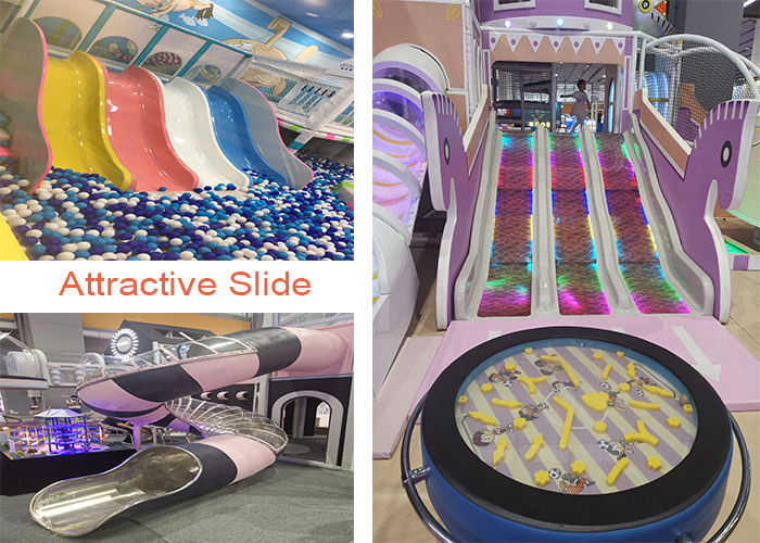 Children Play Games Soft Play Area Equipment Big Playland With Ball Blaster