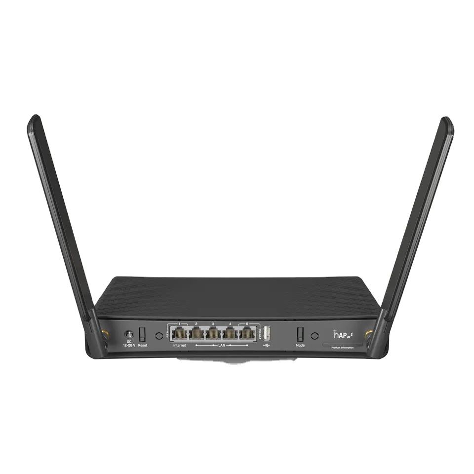 HAP Ac3 RBD53iG-5HacD2HnD/AC2 716MHz CPU 5 10/100/1000 Mbps Ethernet Ports with 2.4g Wi-Fi Transmission Rate of 1200 Mbps