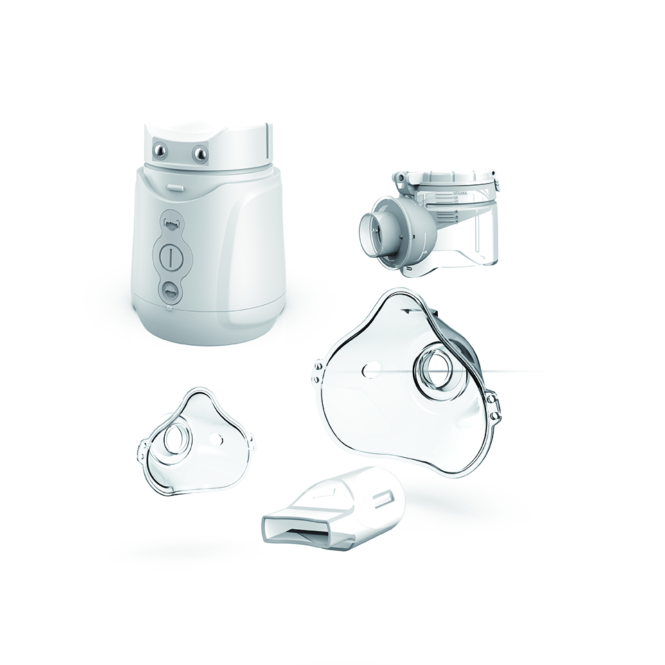 New Design Battery Charging Portable Wearable Salbutamol Sulfatemesh Nebulizer