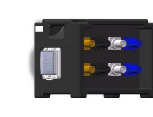 Quality Single Channel Power Distro Boxes Simple And Light Leakage Proof wholesale