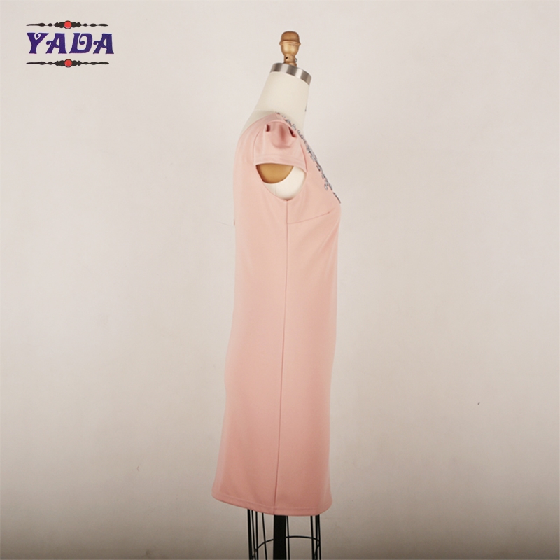 Sexy backless bodycon slim fit ladies high fashion dress casual wear dresses plus size women clothing with crystal beaded