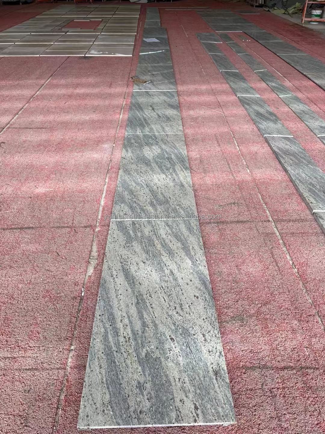 Cut-To-Size White Texture Granite Slab Exported from India for Villa and Hotel Design