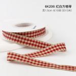 CHRISTMAS LATTICE RIBBON GIFT BOX PACKING RIBBON HANDMADE DIY BOW RIBBON