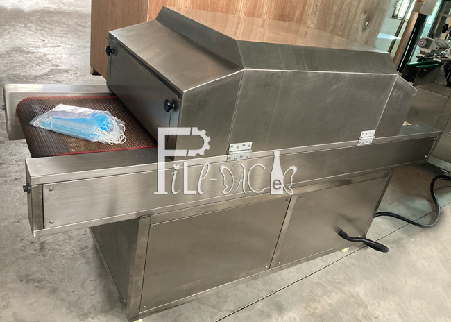 1.5KW 15A 300nm UV Sanitizer Sterilizer Tunnel with Even water flow