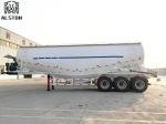 Pneumatic Tri Axle 45cbm Bulk Cement Trailer 60T 70T