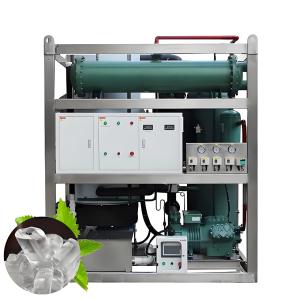 Quality Large Industrial Ice Machines Air Cooled With Freezer Bin 500Kg wholesale