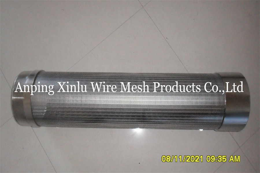 1x2mm Wedge Wire Wire Wrapped Johnson Type Screens Motor Filter 2205 Duplex Stainless Steel