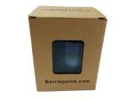 Nature Color Kraft Paper Cardboard Corrugated Material Custom Black Color Logo