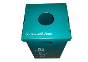 Quality Recycling Waste Bin Foldable PP Corrugated Box wholesale