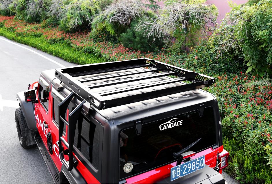 Jeep Wrangler Rubicon 18-23 Off-road Car Roof Boxes with Direct Cargo Carrier Bracket