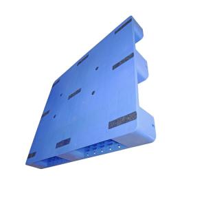 Quality 1200*1000 Solid Top Plastic Pallets Rackable HDPE Recycled EURO Pallets wholesale