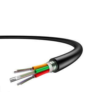Quality FTTx Outdoor Armored Fiber Optic Cable Loose Tube Single Jacket wholesale