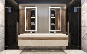 China Modern ODM Modular Bathroom Cabinet SGS Modular Wash Basin Cabinet on sale