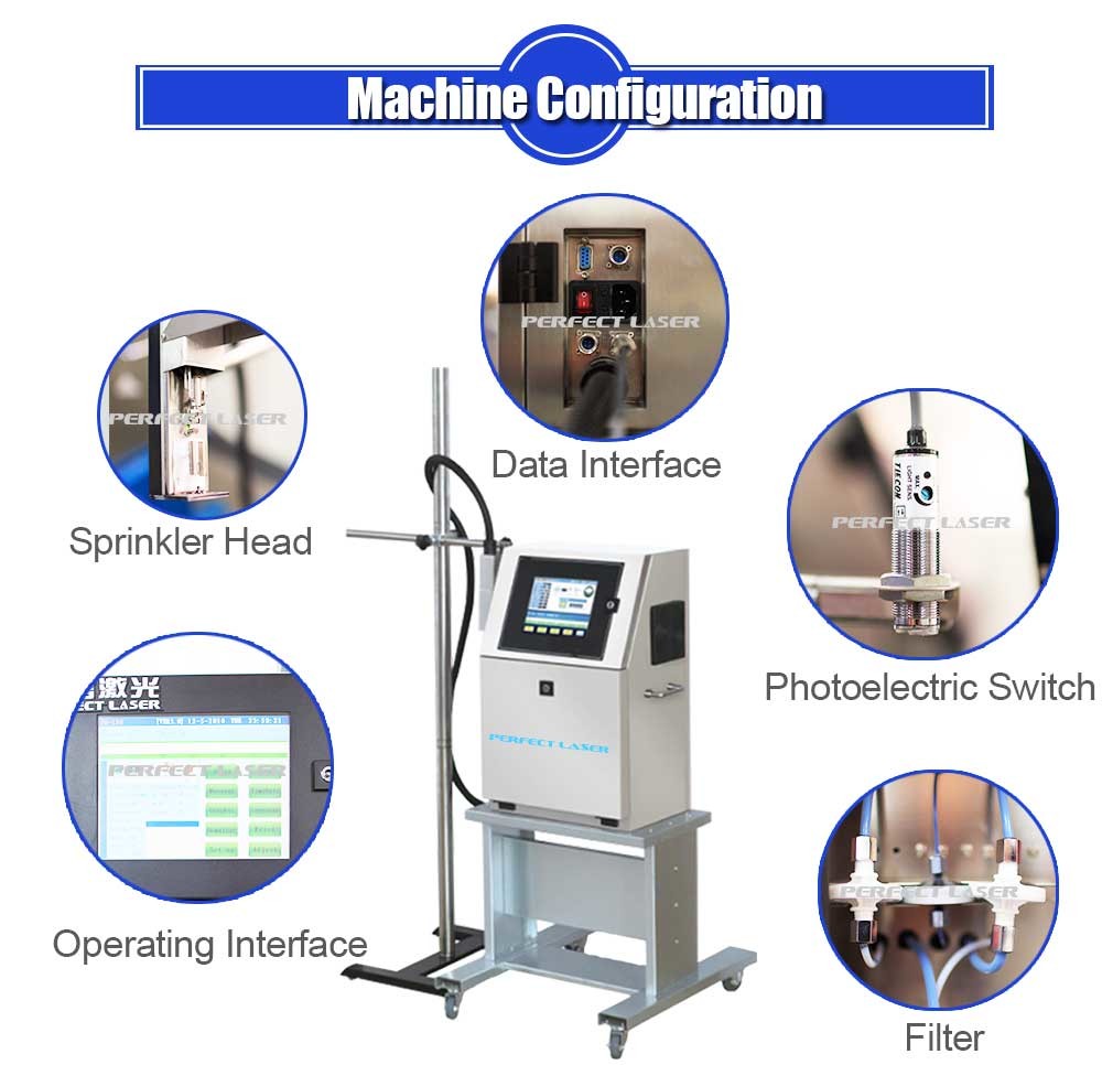Small Character Coding Industrial Inkjet Printer High Degree Automation
