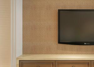 Quality Eco - Friendly 3D Bamboo Weaving Removable Wall Coverings With 0.45*10M wholesale