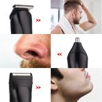 Rechargeable Professional Hair Clippers ABS / Stainless Steel Material Portable
