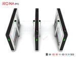 304# Stainless Steel Fastlane Speed Gate Turnstile Waist Height With Clear