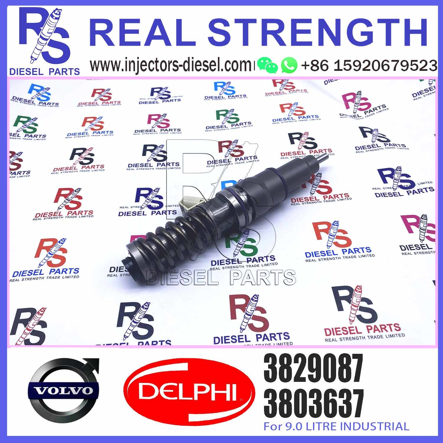 Diesel engine fuel injector 3829087 common rail injector nozzle 3829087 for diesel engine