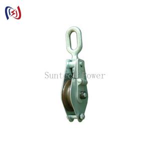 Quality Casting Steel Wire Rope Pulley Wheel Sheave Hook Type Hoisting Lifting Block Tackle wholesale