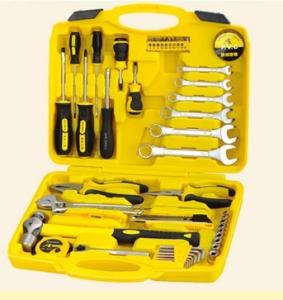 Quality 50 pcs tool set ,with combination wrenches , pliers ,screwdrivers ,for repairing . wholesale