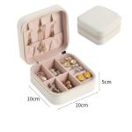 Luxury PU Leather Jewelry Storage Box Earring Bracelet Necklace Ring Container