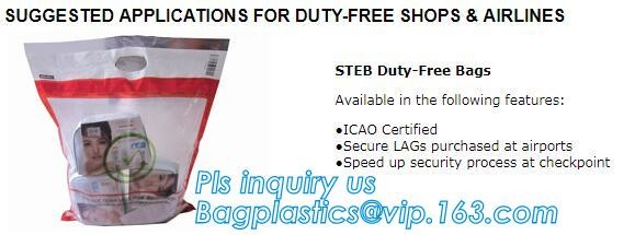 Opaque Tamper Evident Sealing Plastic Bank Money Steb Security Bag / Custom Self Adhesive Plastic Courier Bag, bagease