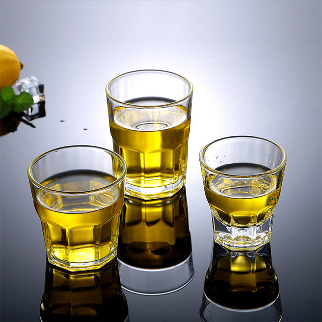 Lead Free Crystal Shot Glass Promotional Shot Glass Bullet Glass