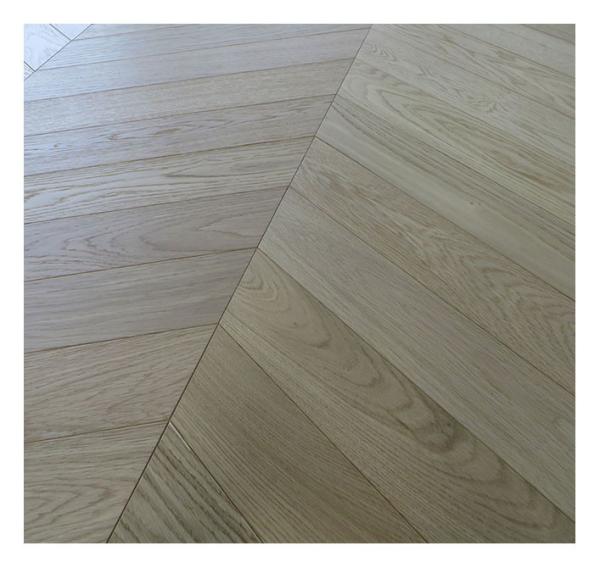 550 x 90 x 10MM, 60 degree 2 layers Chevron Euro Oak Engineered Wood Flooring,