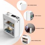 Smart side cabinet with layer