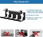 17 inch Carbon Steel Under Desk Cable Management Tray for Sustainable Wire