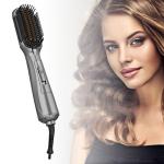Tourmaline Ultralight Ceramic Hot Brush Styler , Ionic Hot Air Straightening