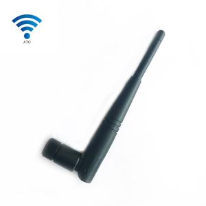 Quality External Dual Band 2.4 Ghz 5Ghz Antenna , RP SMA Black 3DBi WiFi Antenna wholesale