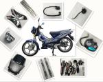 OEM Diesel Gas Powered 110cc Motorcycle Parts Aluminum Customized Color