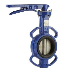 Quality Chinese manufacturer Wafer type style stainless steelductile iron shouldered butterfly valves wholesale
