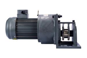 Quality Compact Structure 22rpm Geared Brake Motor Chain Wheel Output wholesale