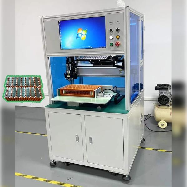 Cheap Single Side Automatic Battery Pack Spot Welding Machine For 18650 21700 Cylindrical Cell for sale