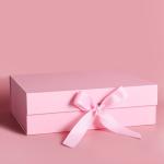 Folding Custom Printed Paper Box Clamshell Magnetic Buckle Cosmetic Gift Packing
