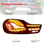 Taillight Assembly For BMW 4 Series M4 2013-2020 Dragon Scale Tail Light LED