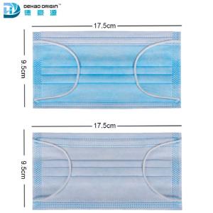 Quality Civil CE EN14683 FDA 3 Ply Non Woven Face Mask wholesale